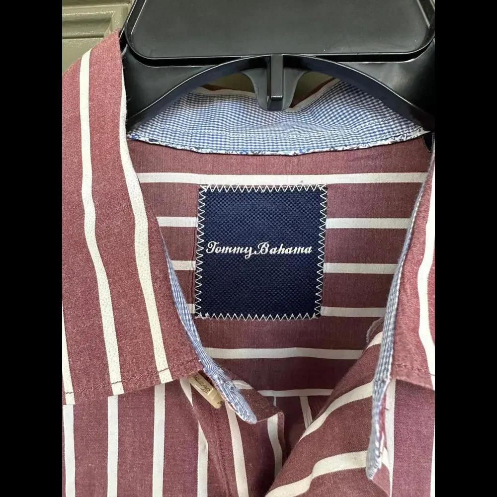 Tommy Bahama Button Down Dress‎ Shirt Large - Picture 3 of 4